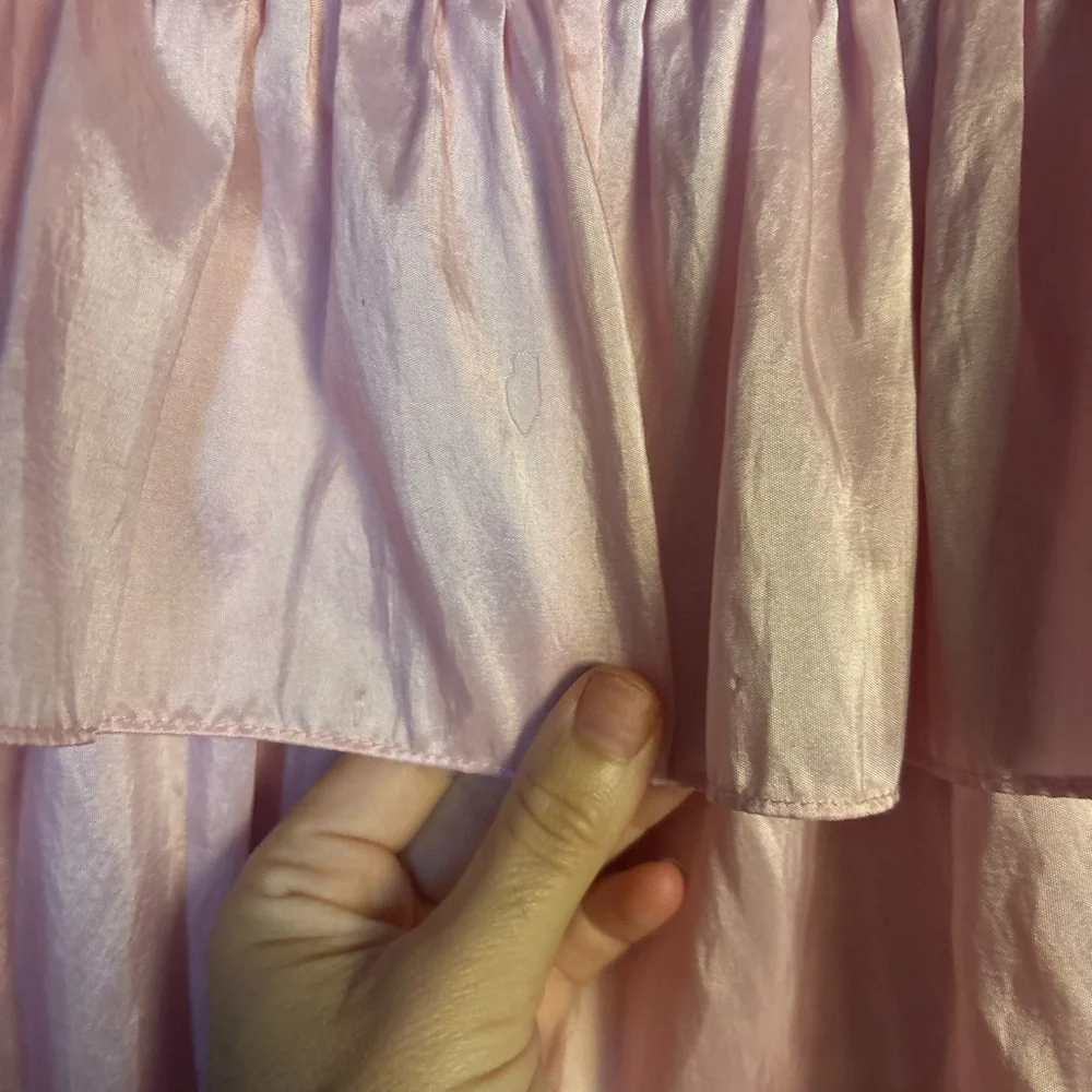 Love Shack Fancy Pink Ruffled Tiered Dress for Kids size‎ 2/3